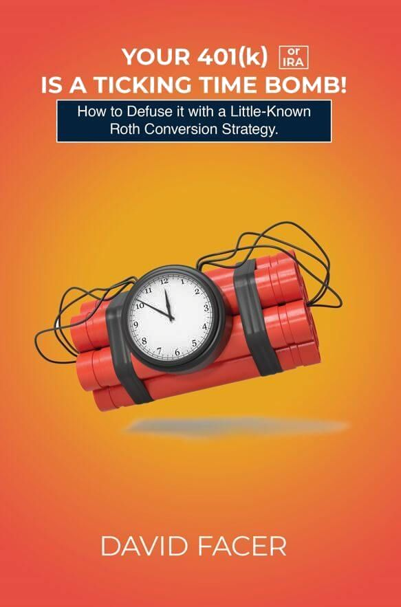 Book cover: Your 401(k) or IRA is a Ticking Time Bomb