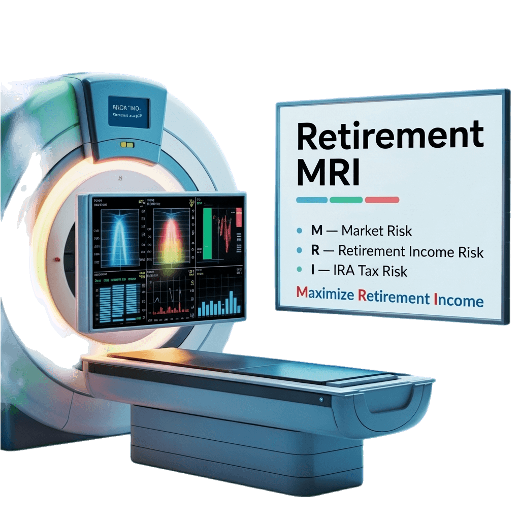 Retirement MRI machine and concept artwork